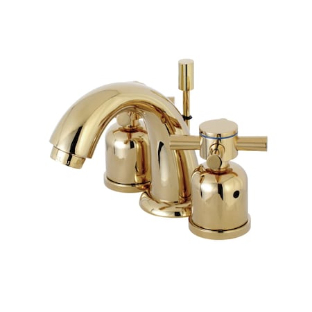 KB8912DX Concord Widespread Bathroom Faucet, Polished Brass